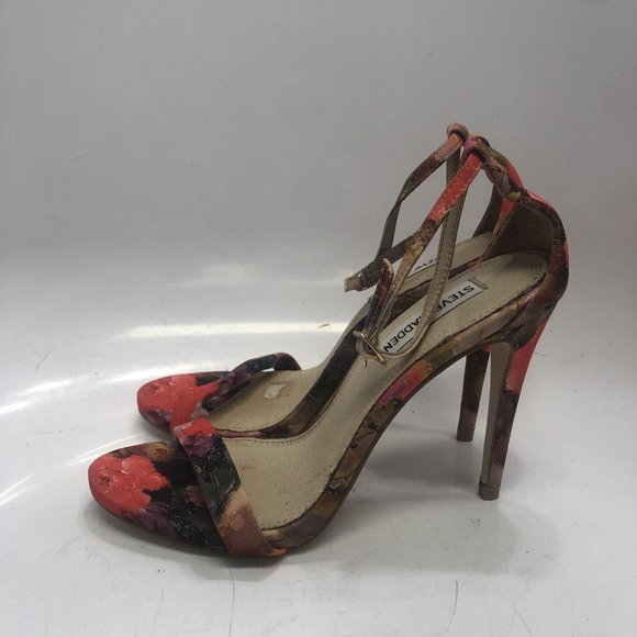 Steve Madden | Shoes | Steve Madden Stecy Floral Womens High Heels Size ...
